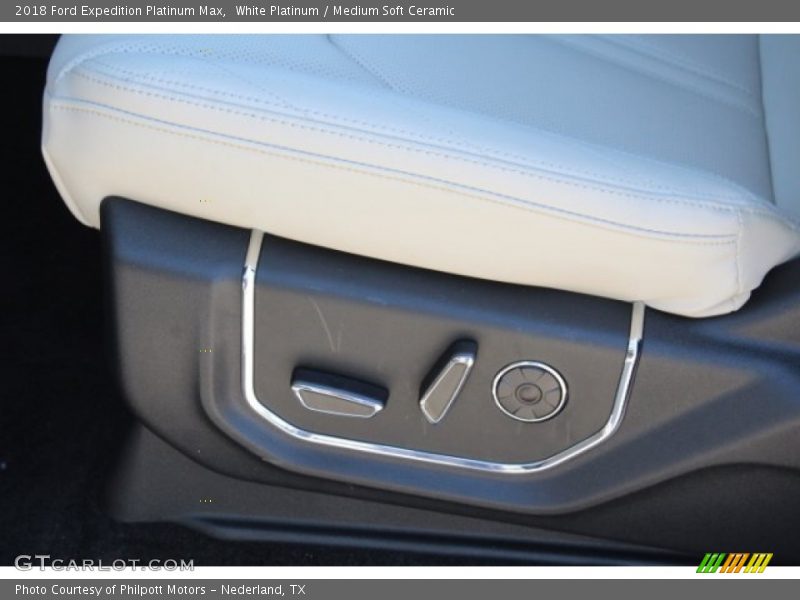 White Platinum / Medium Soft Ceramic 2018 Ford Expedition Platinum Max
