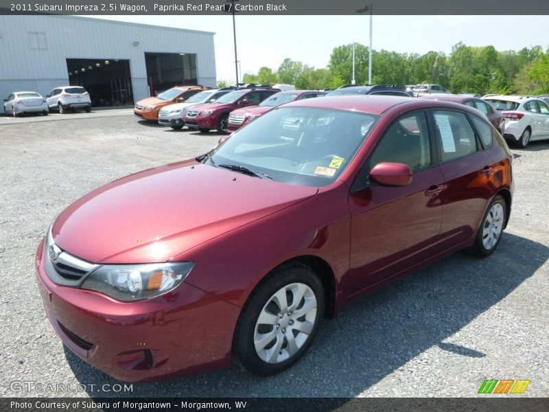 Paprika Red Pearl / Carbon Black 2011 Subaru Impreza 2.5i Wagon