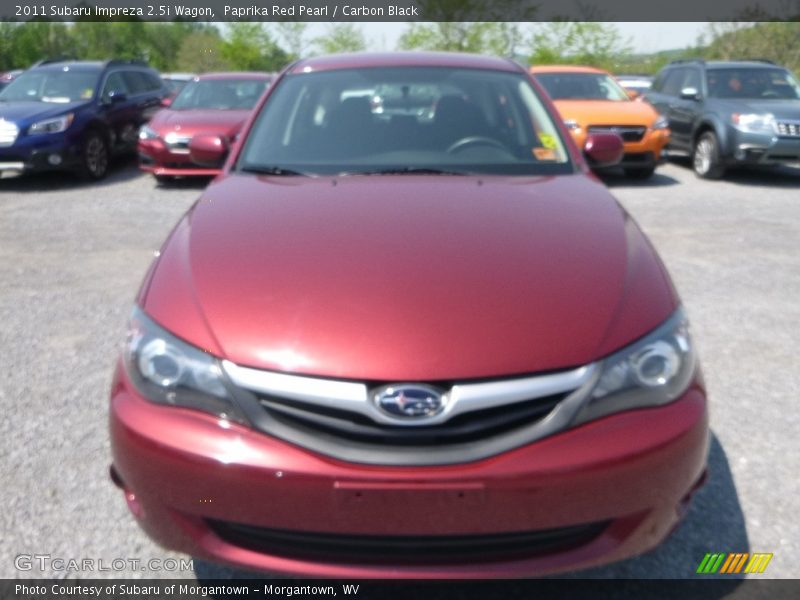 Paprika Red Pearl / Carbon Black 2011 Subaru Impreza 2.5i Wagon