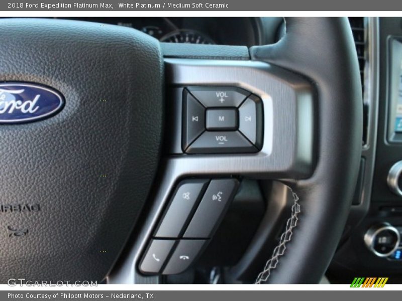 White Platinum / Medium Soft Ceramic 2018 Ford Expedition Platinum Max