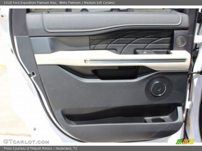 White Platinum / Medium Soft Ceramic 2018 Ford Expedition Platinum Max