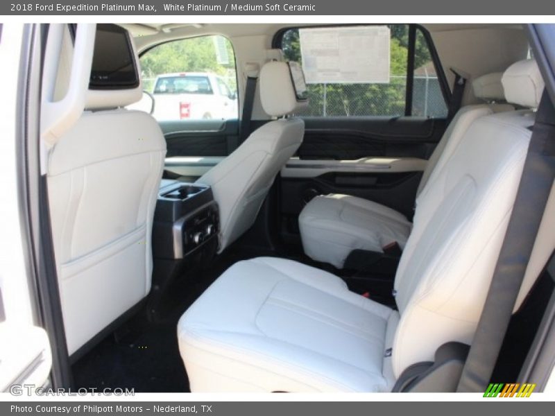 White Platinum / Medium Soft Ceramic 2018 Ford Expedition Platinum Max
