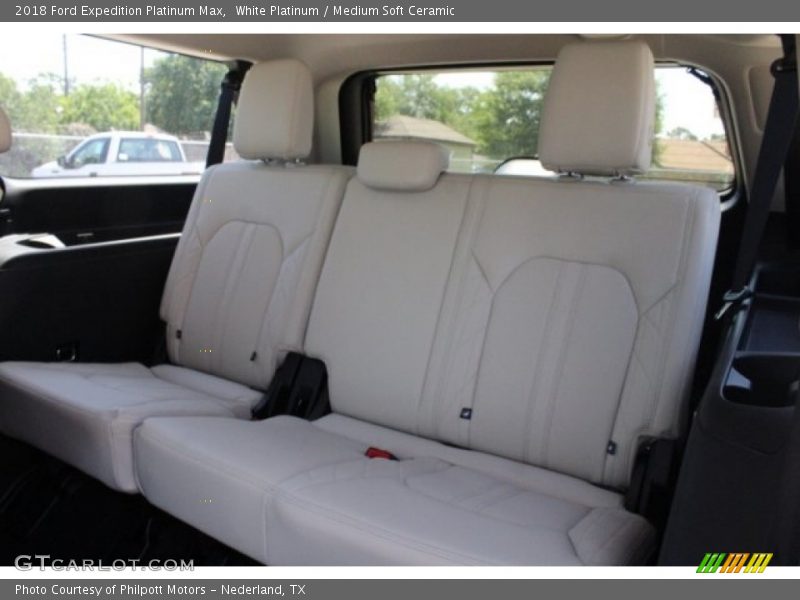 White Platinum / Medium Soft Ceramic 2018 Ford Expedition Platinum Max