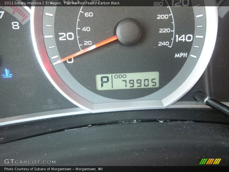 Paprika Red Pearl / Carbon Black 2011 Subaru Impreza 2.5i Wagon