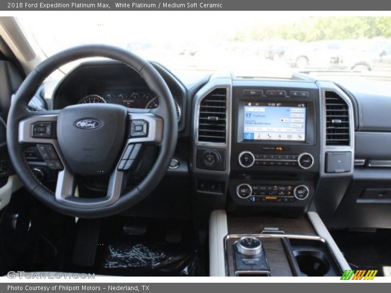 White Platinum / Medium Soft Ceramic 2018 Ford Expedition Platinum Max
