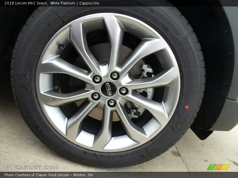 White Platinum / Cappuccino 2018 Lincoln MKC Select