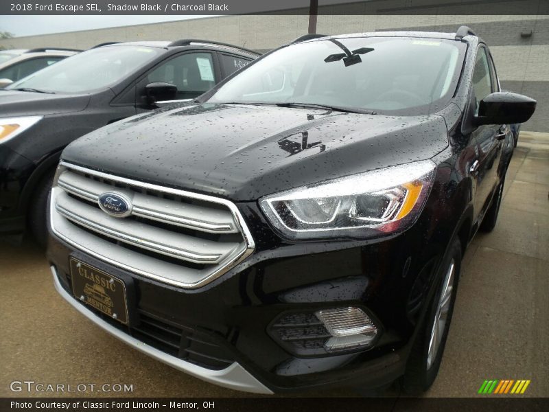 Shadow Black / Charcoal Black 2018 Ford Escape SEL