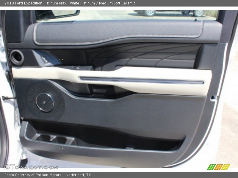 White Platinum / Medium Soft Ceramic 2018 Ford Expedition Platinum Max