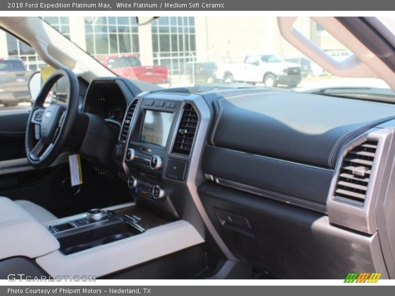 White Platinum / Medium Soft Ceramic 2018 Ford Expedition Platinum Max