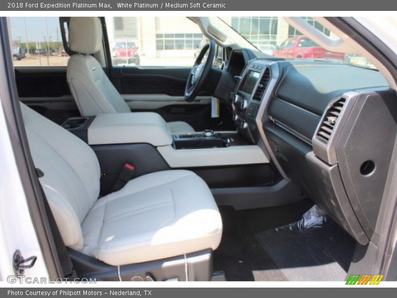 White Platinum / Medium Soft Ceramic 2018 Ford Expedition Platinum Max
