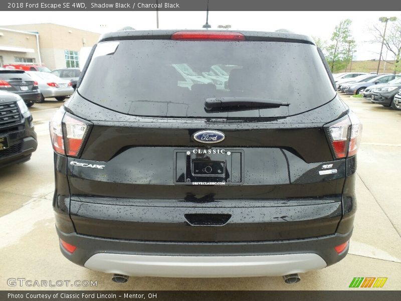 Shadow Black / Charcoal Black 2018 Ford Escape SE 4WD