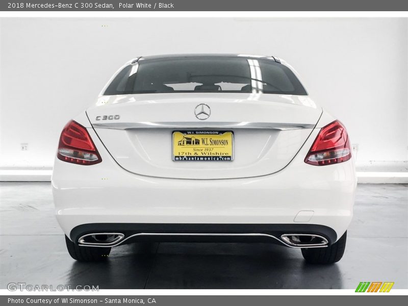 Polar White / Black 2018 Mercedes-Benz C 300 Sedan