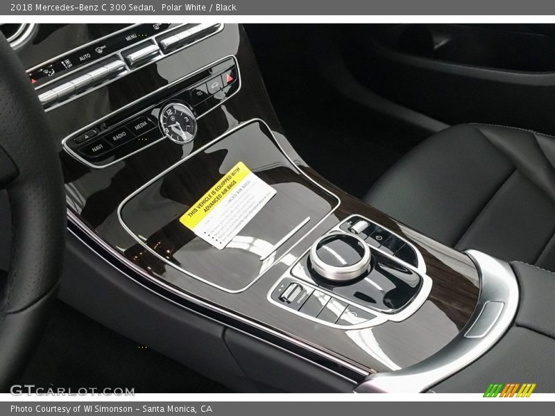 Polar White / Black 2018 Mercedes-Benz C 300 Sedan