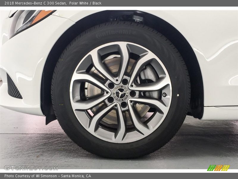 Polar White / Black 2018 Mercedes-Benz C 300 Sedan
