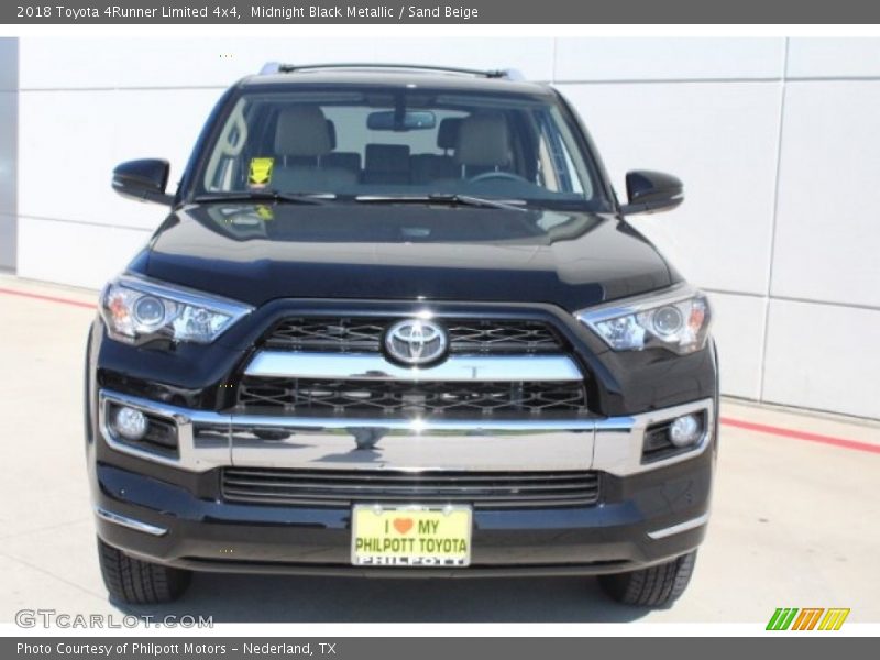 Midnight Black Metallic / Sand Beige 2018 Toyota 4Runner Limited 4x4