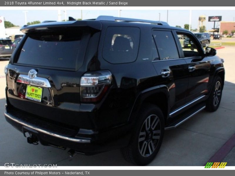 Midnight Black Metallic / Sand Beige 2018 Toyota 4Runner Limited 4x4