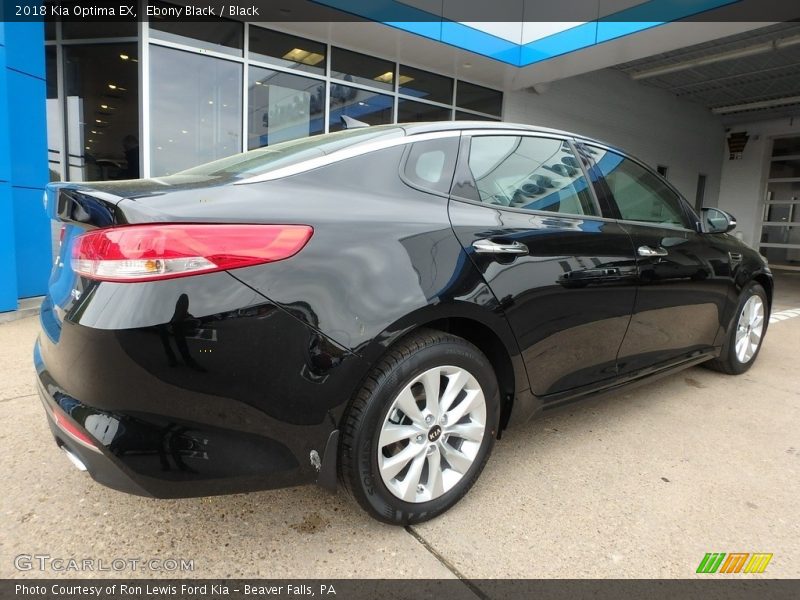 Ebony Black / Black 2018 Kia Optima EX