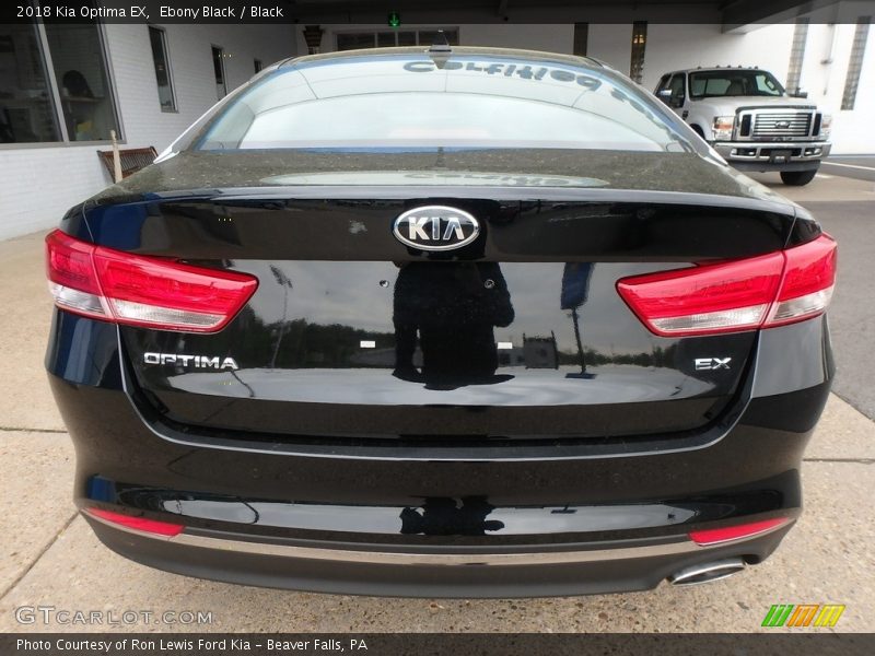 Ebony Black / Black 2018 Kia Optima EX