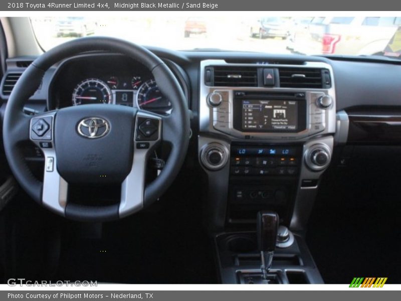 Midnight Black Metallic / Sand Beige 2018 Toyota 4Runner Limited 4x4