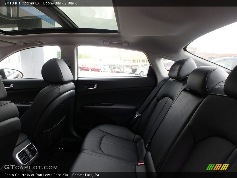 Rear Seat of 2018 Optima EX