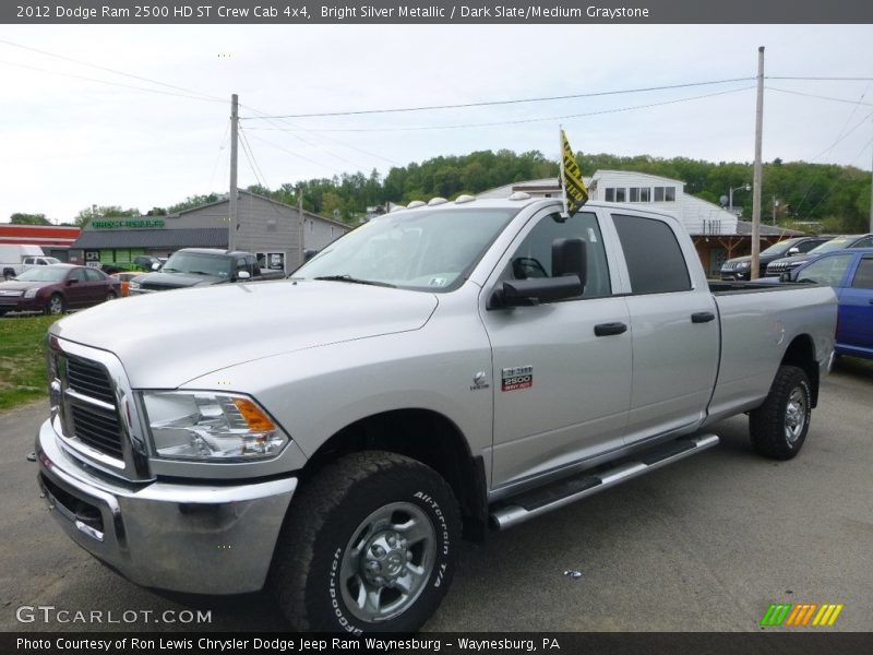 Bright Silver Metallic / Dark Slate/Medium Graystone 2012 Dodge Ram 2500 HD ST Crew Cab 4x4