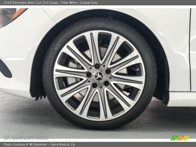 Polar White / Crystal Grey 2018 Mercedes-Benz CLA 250 Coupe