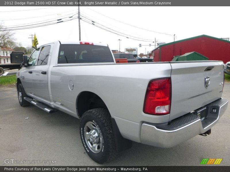 Bright Silver Metallic / Dark Slate/Medium Graystone 2012 Dodge Ram 2500 HD ST Crew Cab 4x4