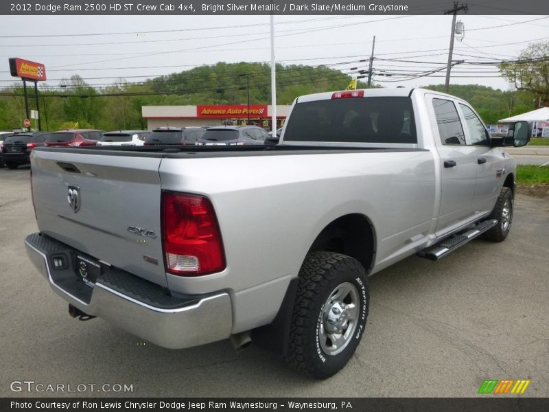 Bright Silver Metallic / Dark Slate/Medium Graystone 2012 Dodge Ram 2500 HD ST Crew Cab 4x4