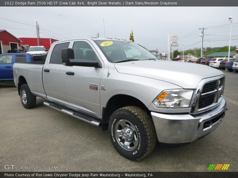 Bright Silver Metallic / Dark Slate/Medium Graystone 2012 Dodge Ram 2500 HD ST Crew Cab 4x4