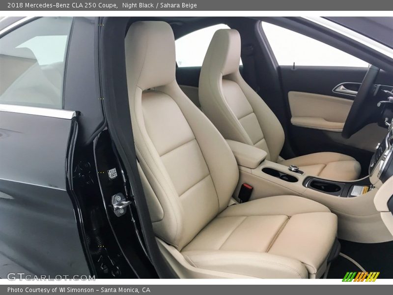 Night Black / Sahara Beige 2018 Mercedes-Benz CLA 250 Coupe