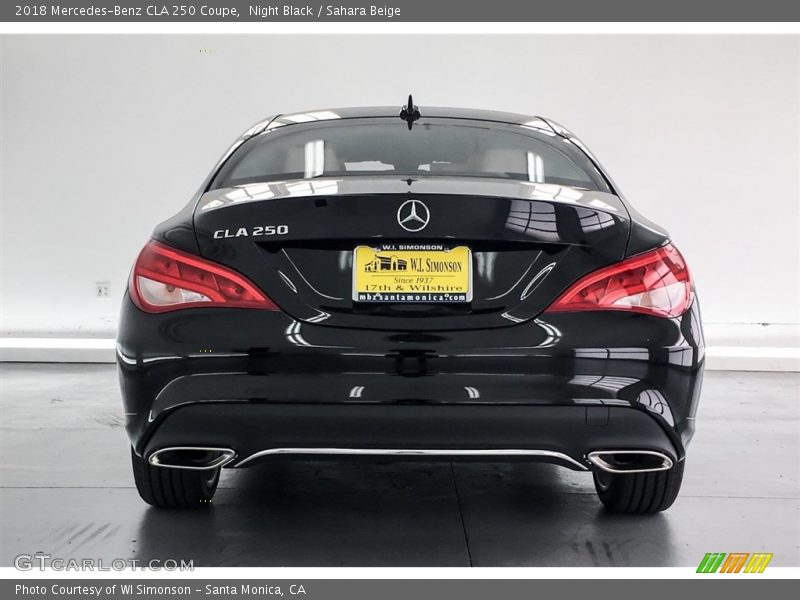 Night Black / Sahara Beige 2018 Mercedes-Benz CLA 250 Coupe
