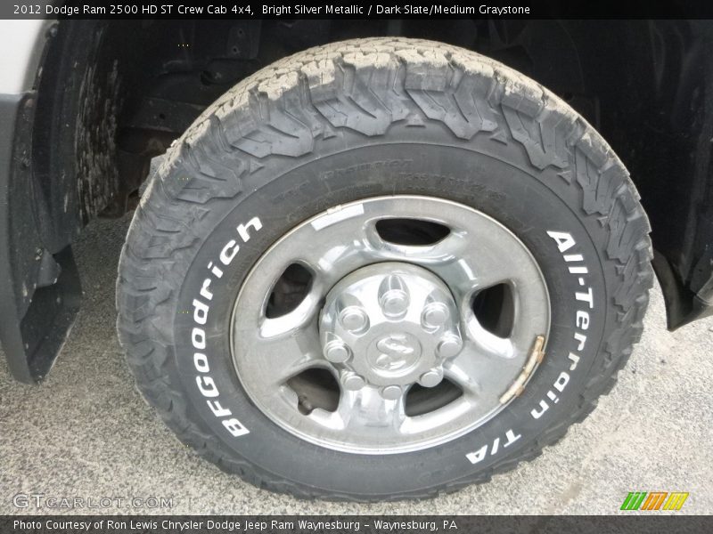 Bright Silver Metallic / Dark Slate/Medium Graystone 2012 Dodge Ram 2500 HD ST Crew Cab 4x4