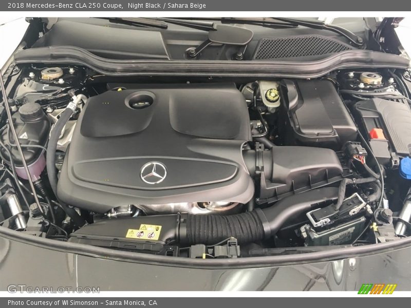 Night Black / Sahara Beige 2018 Mercedes-Benz CLA 250 Coupe