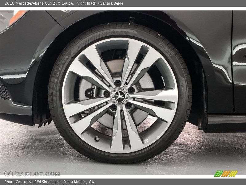 Night Black / Sahara Beige 2018 Mercedes-Benz CLA 250 Coupe