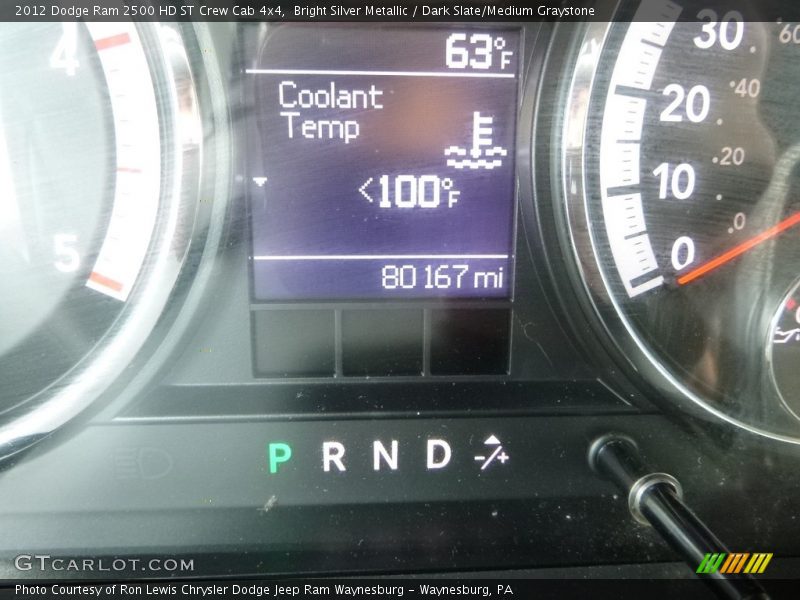 Bright Silver Metallic / Dark Slate/Medium Graystone 2012 Dodge Ram 2500 HD ST Crew Cab 4x4