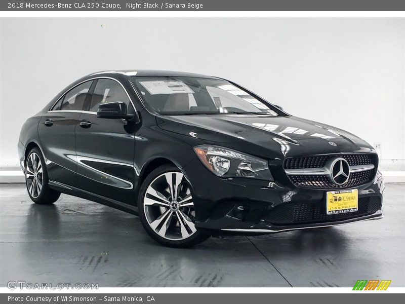 Night Black / Sahara Beige 2018 Mercedes-Benz CLA 250 Coupe