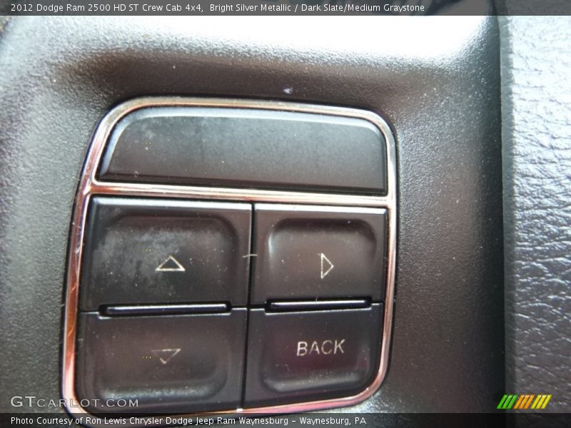 Bright Silver Metallic / Dark Slate/Medium Graystone 2012 Dodge Ram 2500 HD ST Crew Cab 4x4