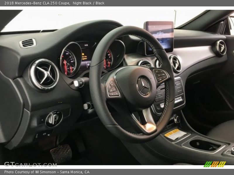 Night Black / Black 2018 Mercedes-Benz CLA 250 Coupe