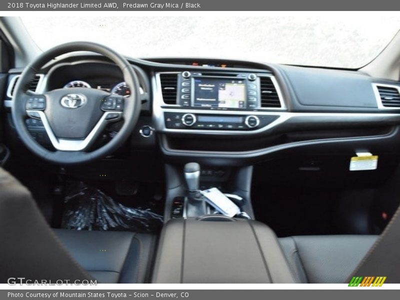 Predawn Gray Mica / Black 2018 Toyota Highlander Limited AWD