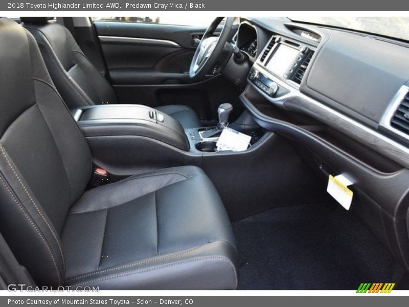 Predawn Gray Mica / Black 2018 Toyota Highlander Limited AWD