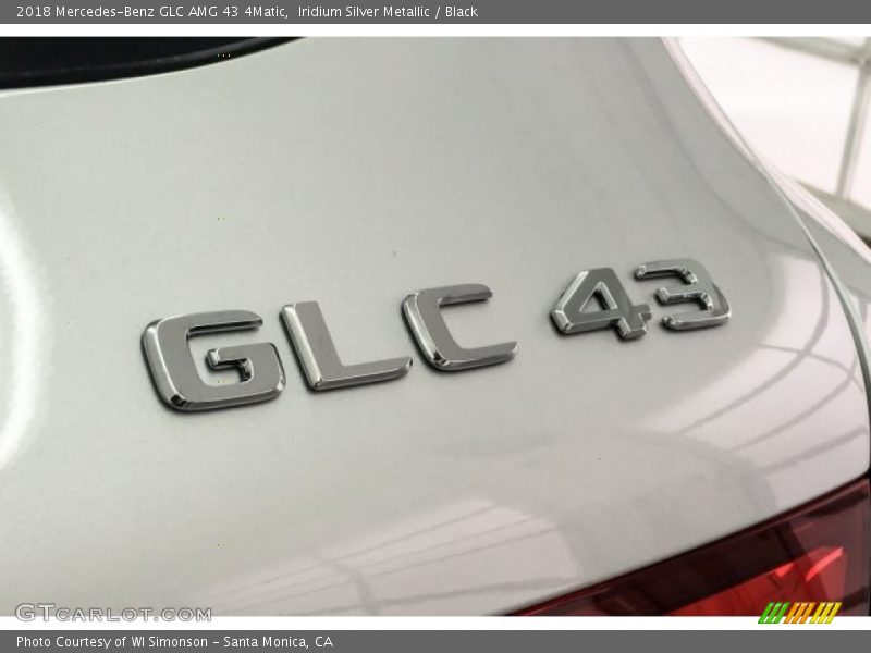 Iridium Silver Metallic / Black 2018 Mercedes-Benz GLC AMG 43 4Matic