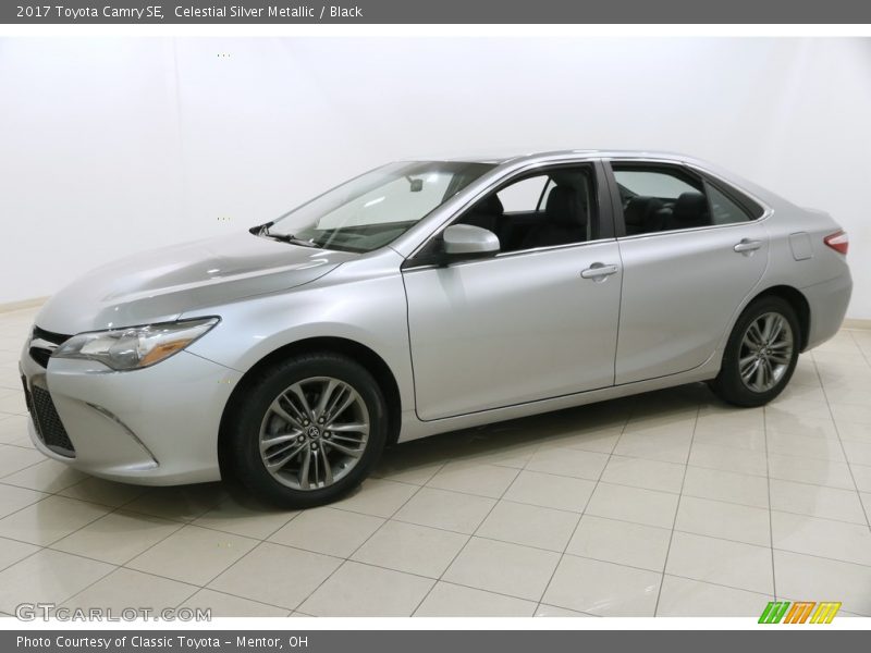 Celestial Silver Metallic / Black 2017 Toyota Camry SE