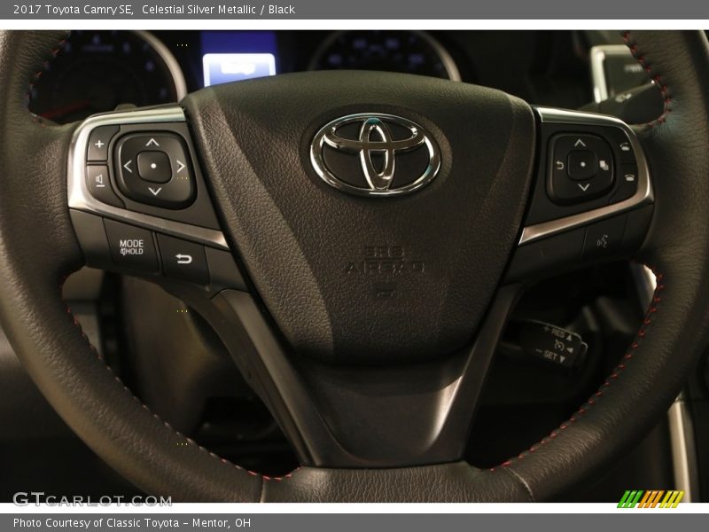 Celestial Silver Metallic / Black 2017 Toyota Camry SE