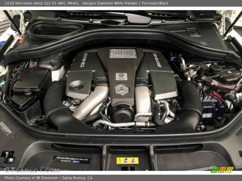  2018 GLS 63 AMG 4Matic Engine - 5.5 Liter AMG biturbo DOHC 32-Valve VVT V8
