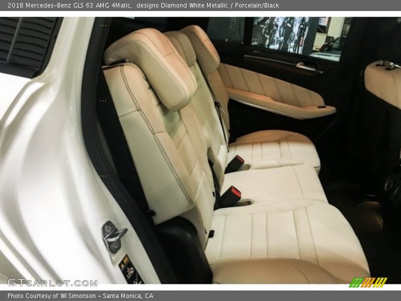 designo Diamond White Metallic / Porcelain/Black 2018 Mercedes-Benz GLS 63 AMG 4Matic