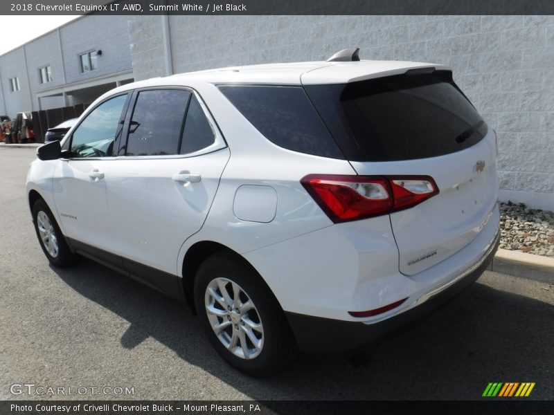 Summit White / Jet Black 2018 Chevrolet Equinox LT AWD