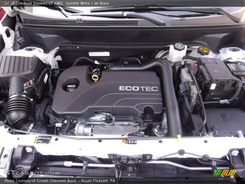 Summit White / Jet Black 2018 Chevrolet Equinox LT AWD