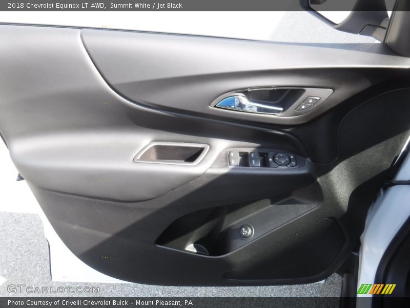 Summit White / Jet Black 2018 Chevrolet Equinox LT AWD