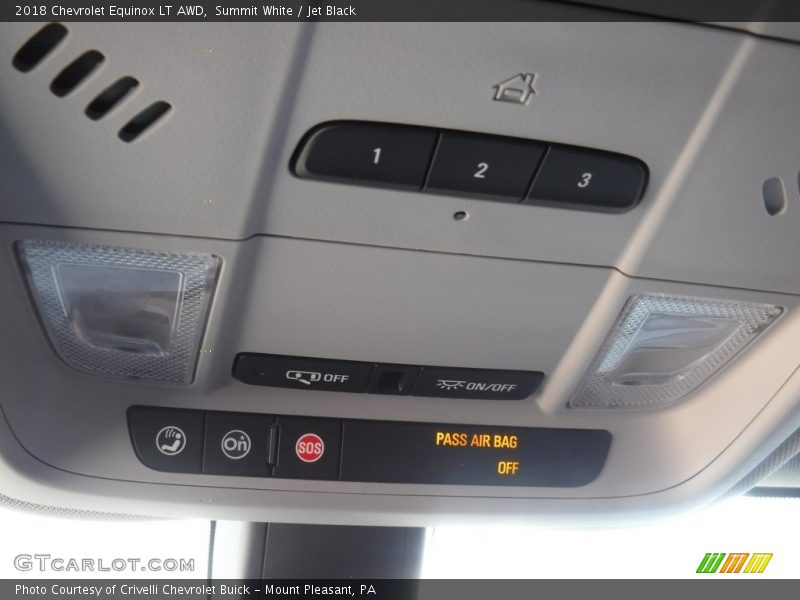 Summit White / Jet Black 2018 Chevrolet Equinox LT AWD