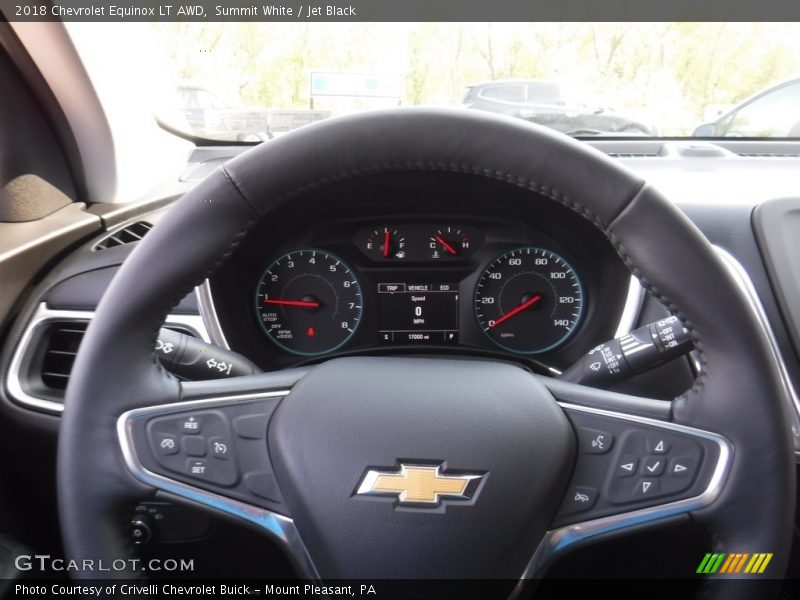 Summit White / Jet Black 2018 Chevrolet Equinox LT AWD